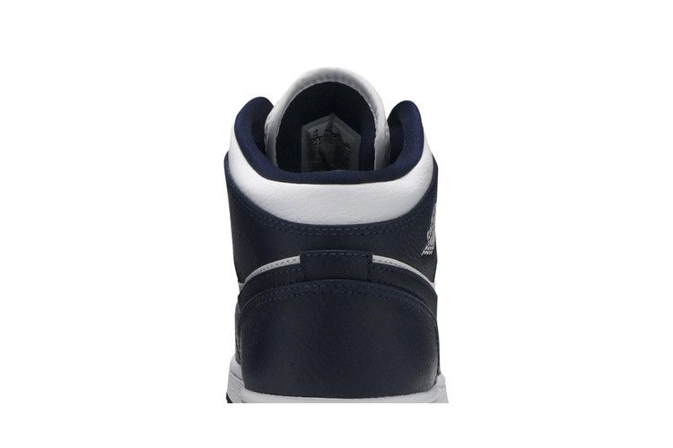 Kids' Sneakers Nike Jordan 1 Mid White Metallic Gold Obsidian (GS) White/Metallic Gold-Obsidian