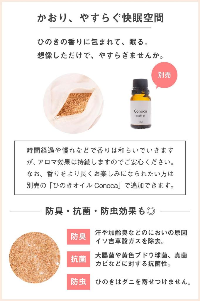 Ароматическая подушка Hinoki, пригодная для использования круглый год, маленькая, Hinoki Hinoki, высота Hinoki, хороший звук, сильный запах, пылевой клещ, чехол Shimanto Kochi 35 x 50 входит в комплект