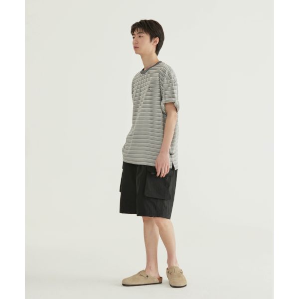 COVERNAT Comfortable Casual Minimalist Skin-Friendly Breathable Fashion Windproof Design Cargo Shorts Men shorts CO2602SO04BK