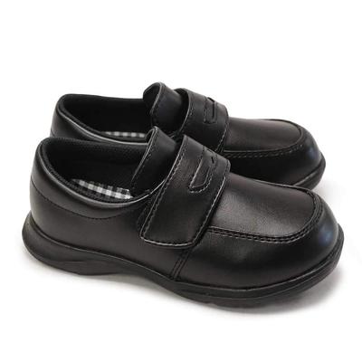 Carrot Formal CR C2092 Формальная обувь для мальчиков, детей, для концертов, церемоний поступления в школу, церемоний окончания школы, обувь на липучках, Carrot BK