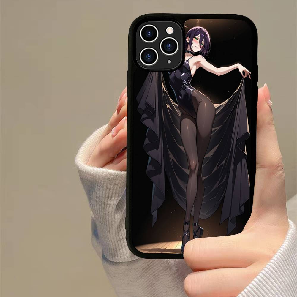 Человек-бензопила Фильм Арка Резе Для iPhone 17 16 15 14 13 12 11 Mini Pro Max Plus PC+TPU Задняя крышка для телефона
