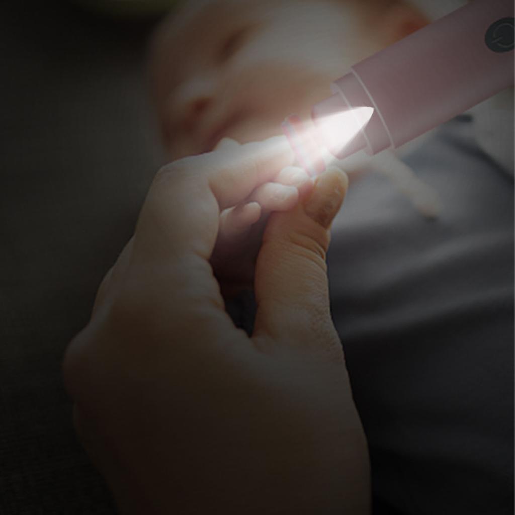 Electric Infant Nail Clipper Safe Simple Portable Low Noise Infant Nail Trimmer for Toddler Kids