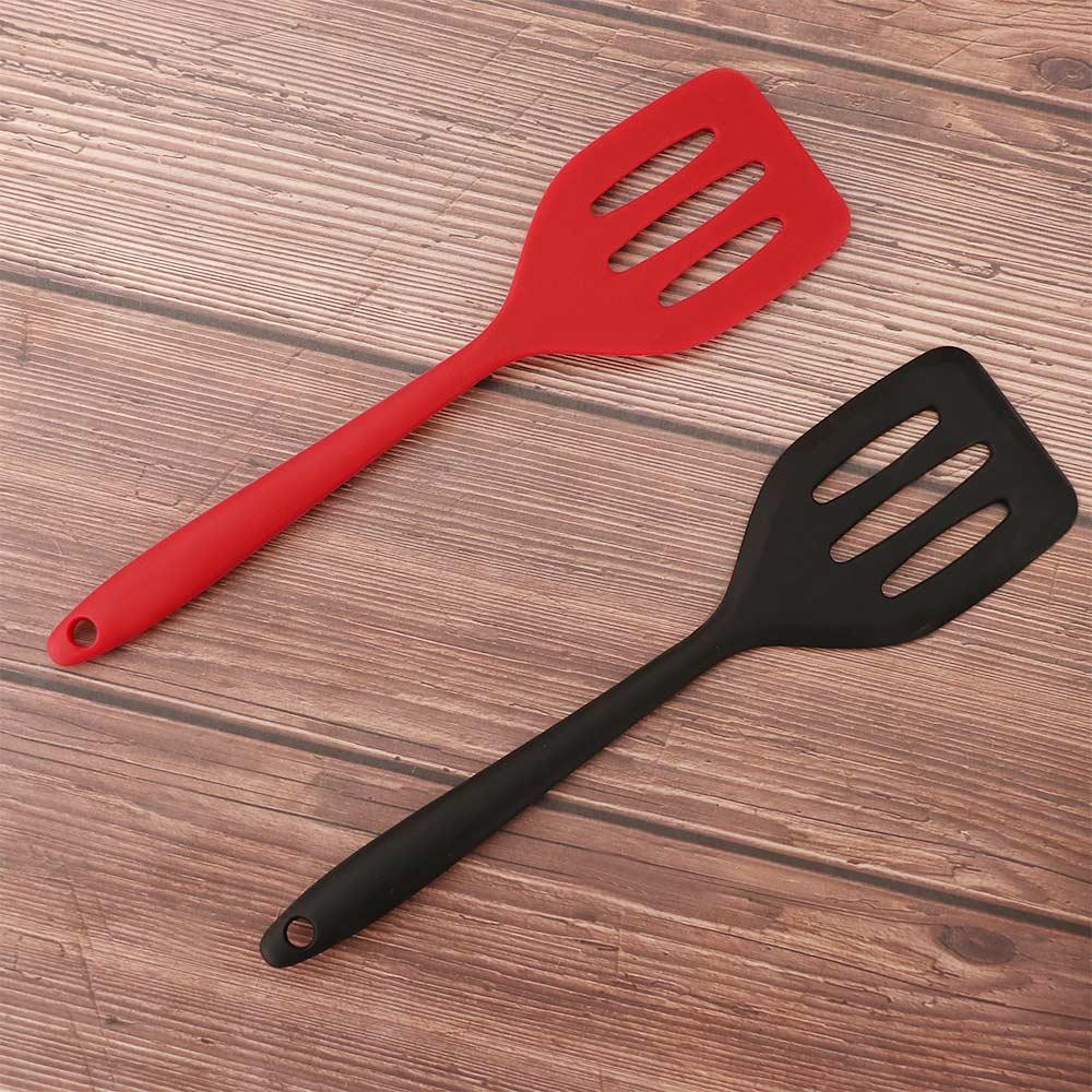 Not deformed Frying Fish Kitchen Utensil Silicone Slotted Turner Cooking Tool Shovel Spatula