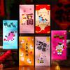 6pcs Chinese Style New Year Red Envelope Cartoon Red Pockets Lucky Money Bag  Celebration Event