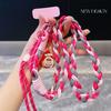 Mobile Phone Lanyard Nylon Long Rope Crossbody Strap for Men Women Outdoor Mountaineering Strong Card Anti-loss Multicolor Woven