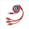 CTCE1 3 - in - 1 Retractable Multi - Charger Cable with Micro USB and Type - C For BMW X1 X2 X3 X5 X4 X6 F20 F10 F07 E70 E46 / Sticke