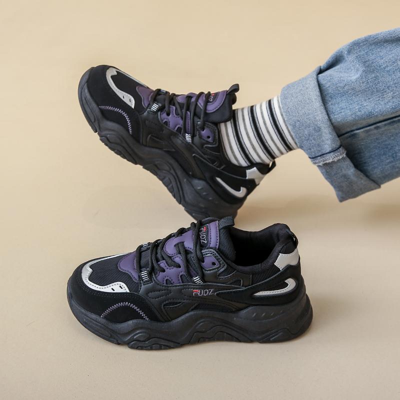 CRLAYDK Женские 2024 Новые Модные Кроссовки Платформа Папа Повседневные Классические Сетчатые Обувь для Ходьбы Удобные На шнуровке Путешествия Теннис