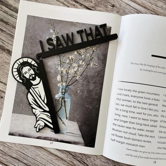 Door Frame Decor Wood Funny Door Sign Jesus I Saw That Frame Corner Ornament for Home Wall Furniture Adult Sex Wear