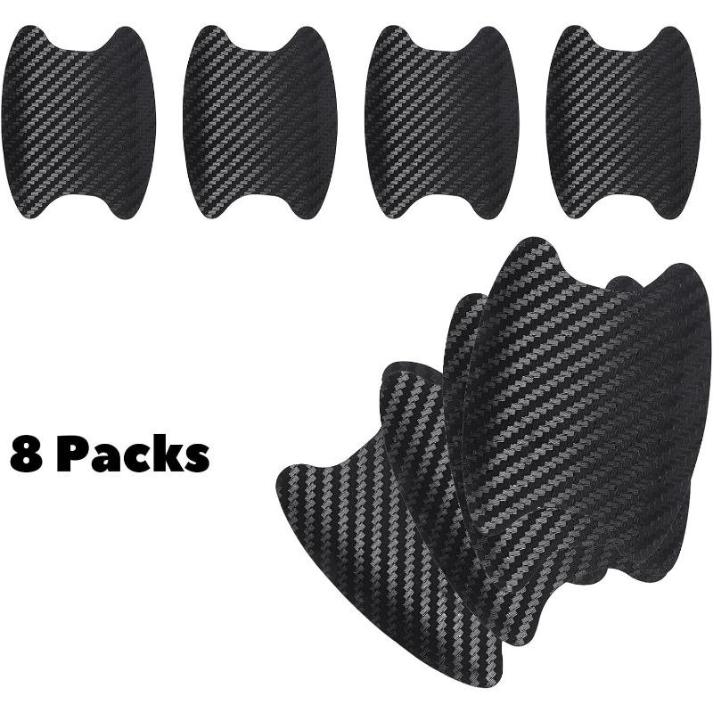 Автомобильные наклейки против царапин, дверная ручка автомобиля, защитная пленка из углеродного волокна, защитная пленка для автомобильной ручки, Стайлинг, внешние аксессуары