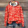 Flower Pattern Fashion Women's Hoodie Casual Women Tops Y2K Clothing Pullover Hoodies Autumn Loose Designer Women's Sweatshirts