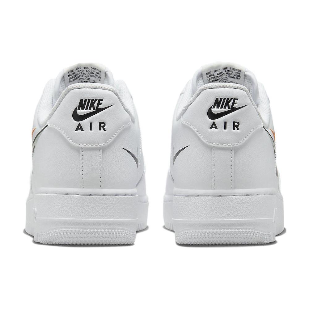 New Nike Air Force 1 Low 'Multi Swoosh' White Black FN7807-100