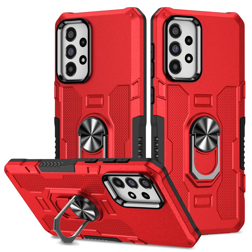 Shockproof Armor Case for Samsung A73 A53 A33 5G A23 A13 Ring Stand Phone Back Cover for Galaxy A04S A52S 5G A72 A32 4G