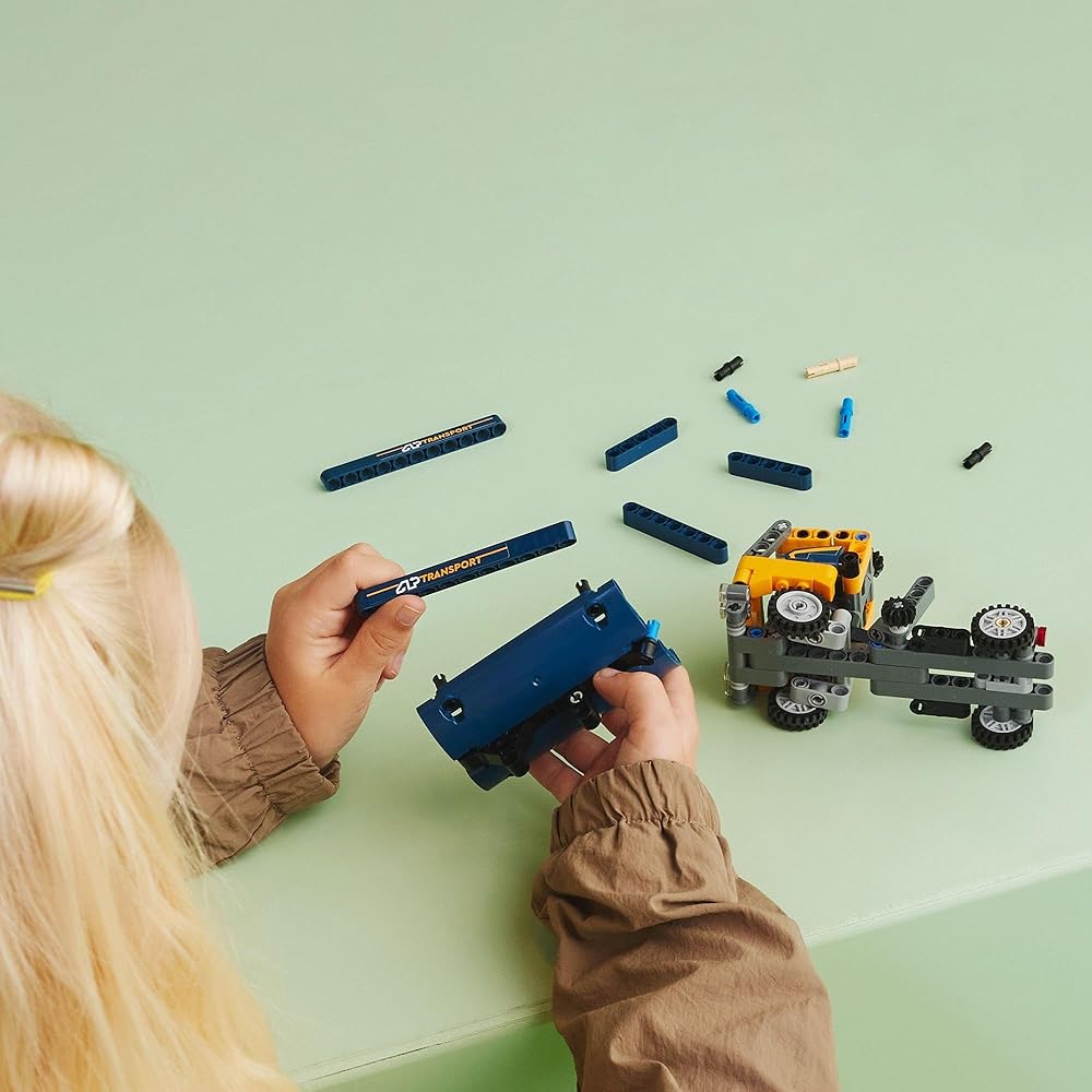 LEGO Technic Dump Truck Toy Building Set for Kids 7-9 Years Old Vehicle Model 42147