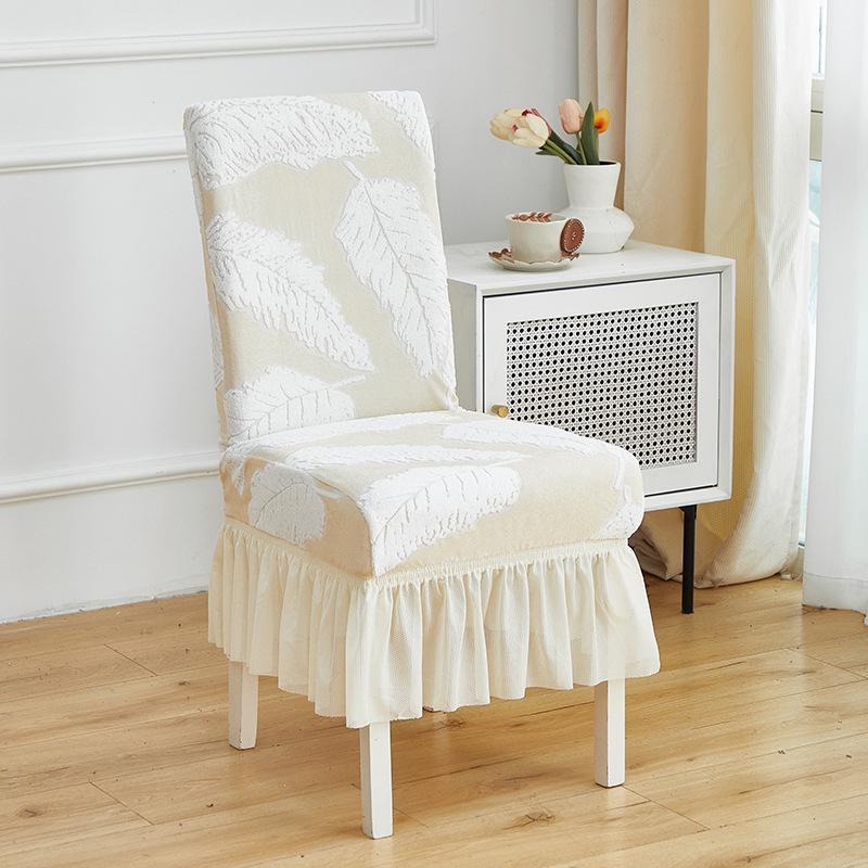 Thickened Elastic Dining Chair Cover, Stool Backrest One-piece Chair Cover, Four Seasons Universal Hotel Household