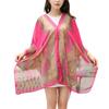 Women Shawl Cashew Print Beads Ladies Loose-fitting Sexy Cover Up for Vacation