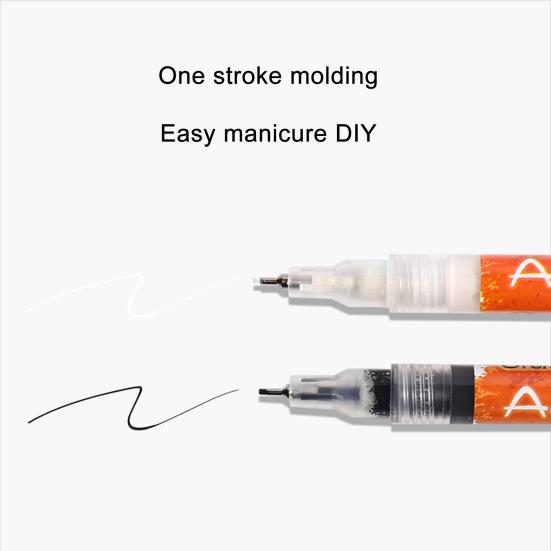 Nail Painting Pen Quick Drying Waterproof Multiple Colors Nail Art DIY Painting Graffiti