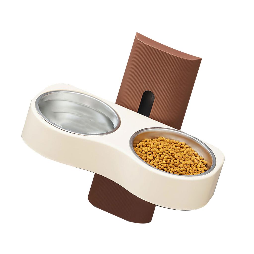 Настенная миска для кошек, большая емкость, миска для кормления домашних животных, миска для кормления кошек, пластиковая миска для кормления с регулировкой высоты