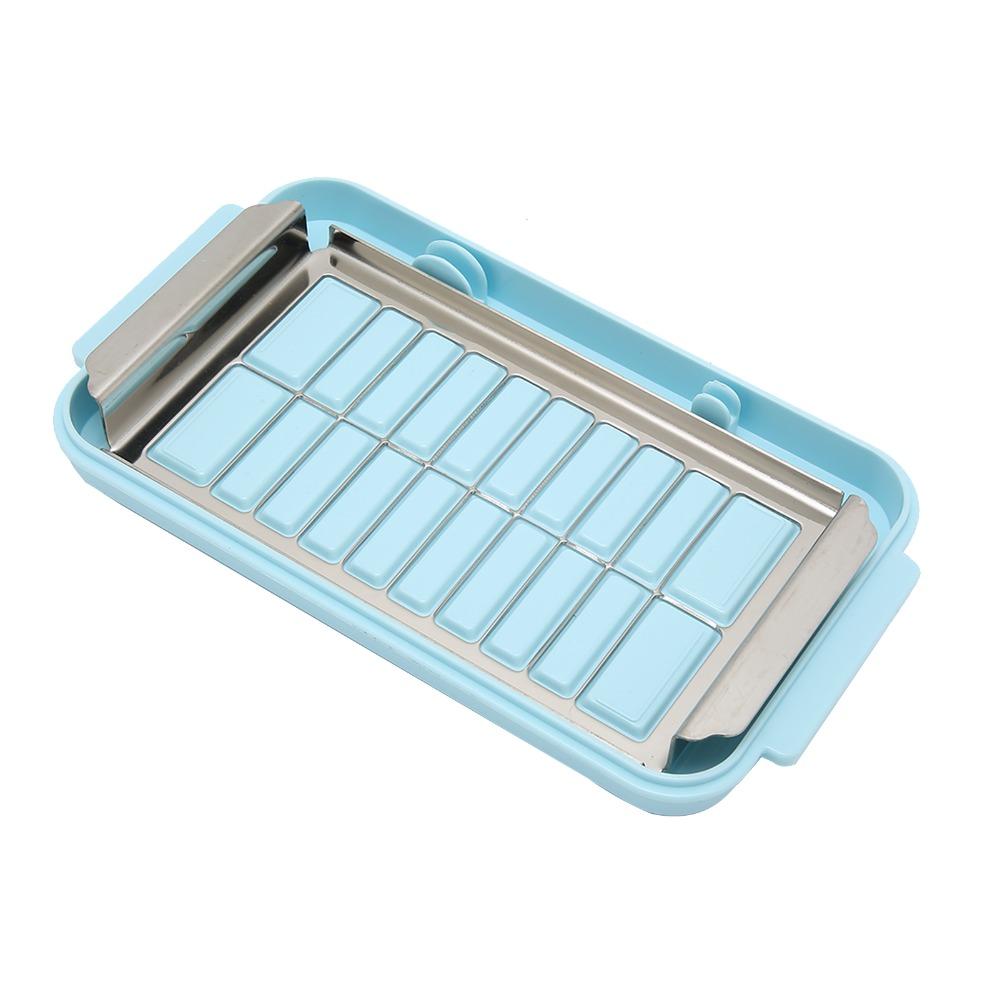 Stainless Steel Butter Slicer Cutter 2 in 1 Design Butter Dispenser Slicer For Margarine