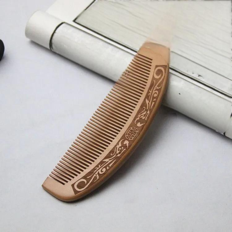 Peach Wood Comb Wooden Comb Ox Horn Comb Sandalwood Comb