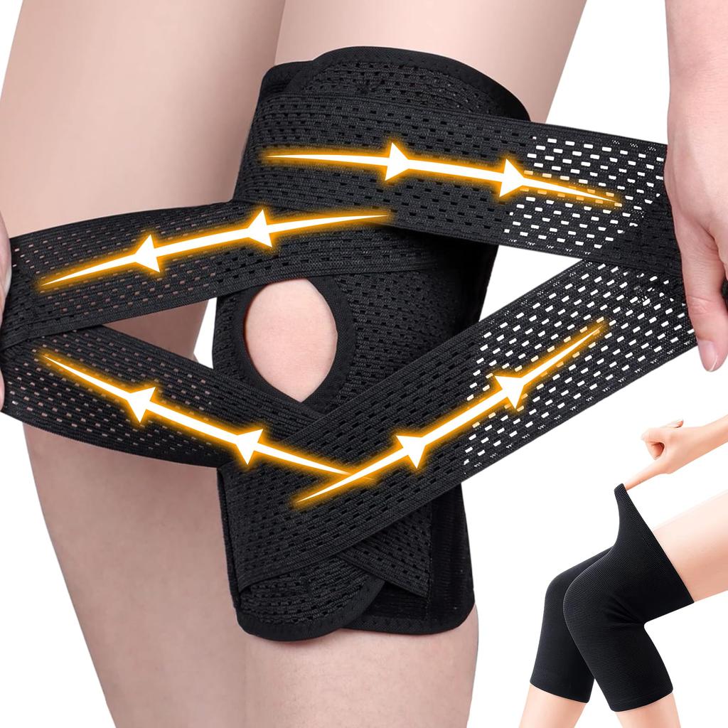 GOKEI Knee Support by Judo Knee Knee For Meniscus Joint Ligament Knee Knee Patella Knee Knee Knee Firm High Mountain For Both Left and Joint Daily