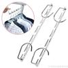1pcs 37cm Multifunctional Space Saving Metal Hangers with Magic Hook 6 Hole Clothing Wardrobe Organize Hanger Holder