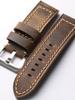 Handmade First Layer Cowhide 20 21 22 23 24 26mm Thickened Real Leather Retro Soft Oily Watch Bracelet Men