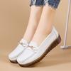 Женские мокасины, обувь для вождения, удобные балетки, лоферы для медсестры, минималистичная белая обувь для мамы, зимняя теплая