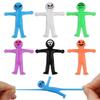 12-36Pcs Halloween Stretchy Toy Kids Halloween Birthday Party Favors Goody Bag Basket Filler Funny Little Man Fidget Toy Gift