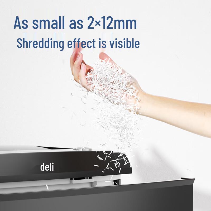Deli GA581 5-Level Micro Cut Paper Shredder CN plug (adapter included)
