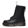 Доктор. Martens 1490 Кожаные ботинки на шнуровке с круглым носком Унисекс ботинки Черный 27841001