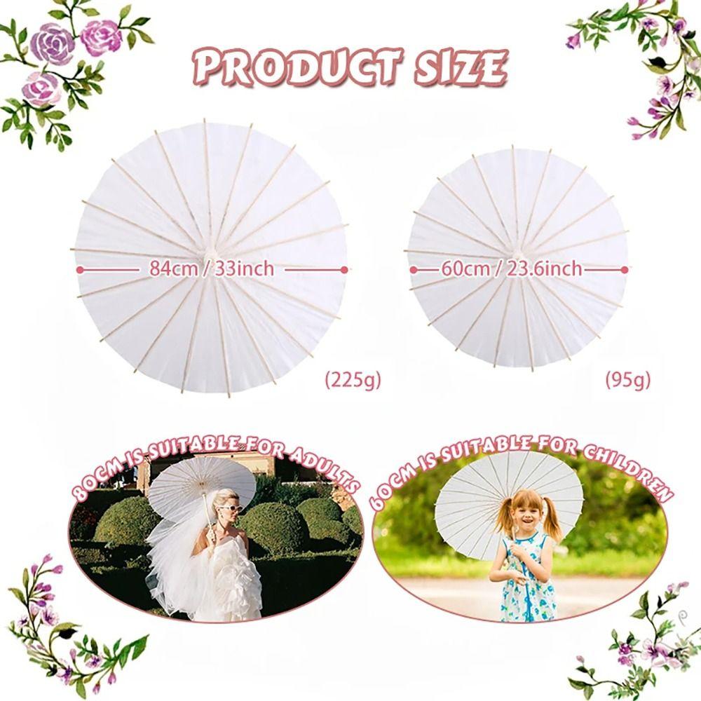 1Pcs Traditional White Wedding Supplies Dia 60/84cm Photography Prop  for Anniversary Wedding Party