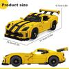 MOULD KING 10045/10046 Технический автомобиль MOC 82416 Countachs Speed ​​Super Car DIY Строительные блоки Игрушки Коллекция Подарки для детей