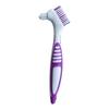 Travel Double-layer Storage Box  Cleaning Brush Denture Box Denture Container Oral Care Rubber Handle Non-slip Toothbrush