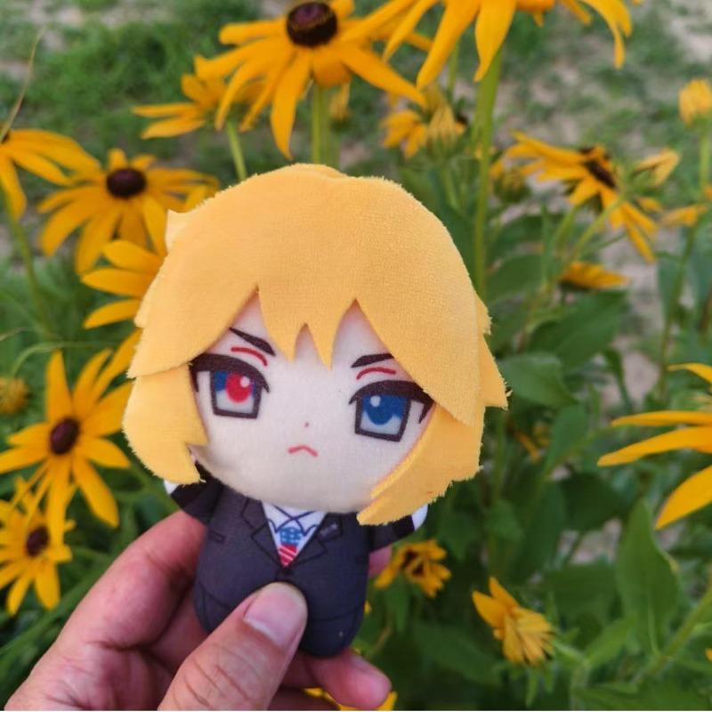 Милые Плюшевые Куклы CountryHumans 10см США Канада Чиби Хлопковые Куклы с Дизайном Национального Флага Брелок-Подвеска Для Фанатов Country Humans Коллекционный Подарок на День Рождения
