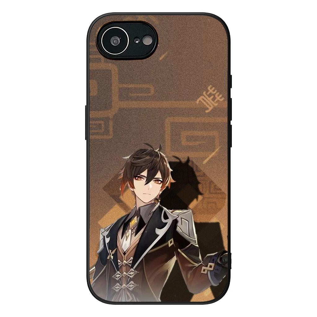 Genshin Impact ZhongLi Zhong Li Phone Cover Case for OPPO A54 A40 A60 A80 A18 A16 A17 A38 A78 A79 A57 A55 A96 A15 A12 Casing