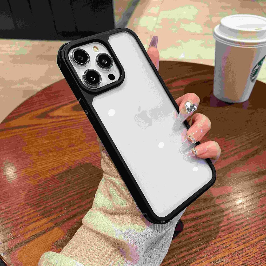 Applicable to Apple 11promax mobile phone case anti-drop acrylic transparent protective case iphone11 XR 11 11