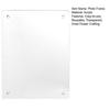 Acrylic Photo Frame Clear Picture Frames Tabletop or Wall Mount Display Frame