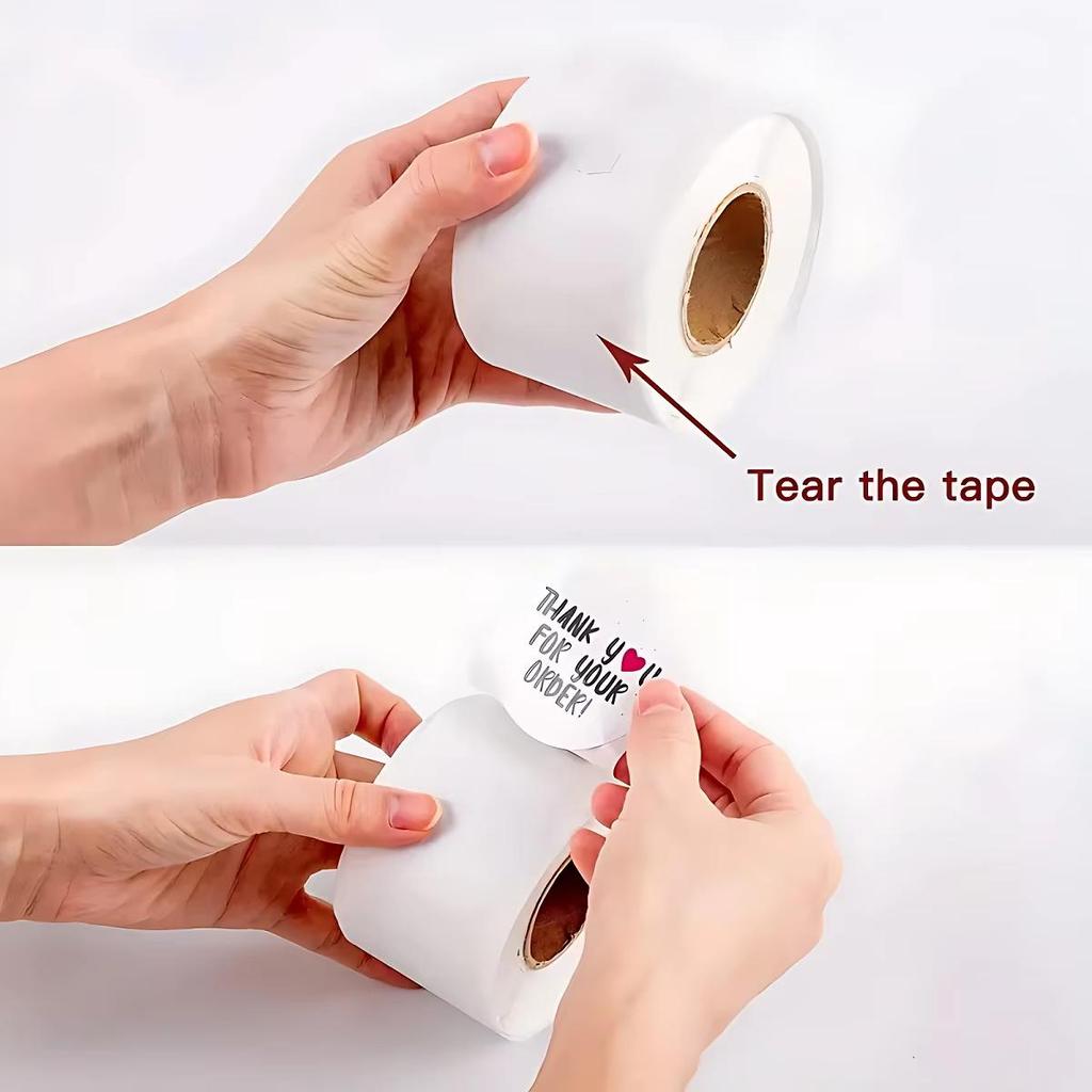 1 рулон 500 шт. Наклейка «Спасибо за заказ», интернет-магазин для малого бизнеса своими руками, магазин, аксессуары для упаковки и доставки