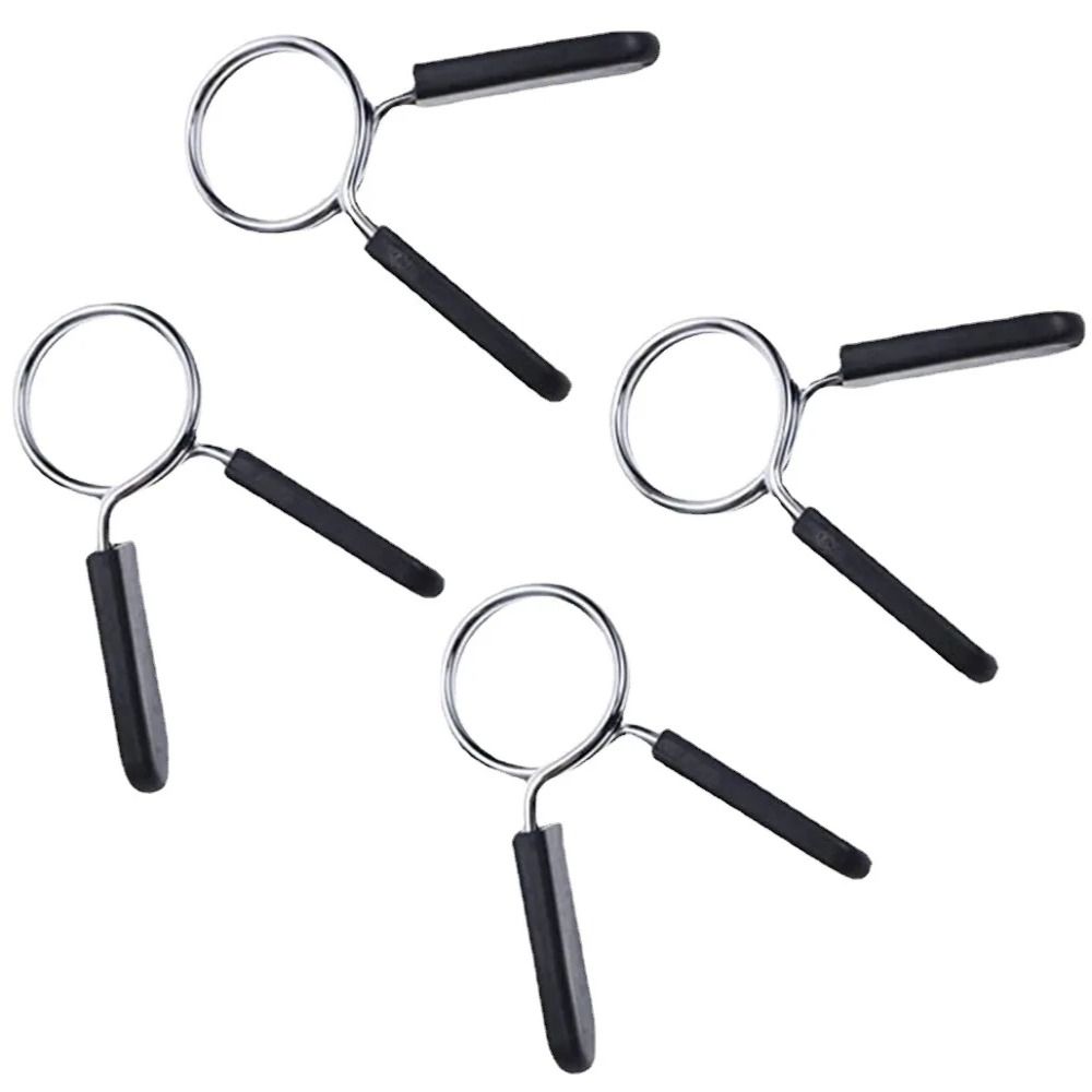 1 пара пружинных зажимов для гантелей, зажим для штанги в спортзале, зажимы для штанги, фитнес-тренировки