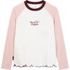 Базовая футболка с рукавами реглан для девочек Hush Puppies