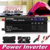 Solar Power Inverter 6000W P Eak DC 12V/24V To AC 110V/220V Modified Sine Wave Car Inverter For Auto Truck