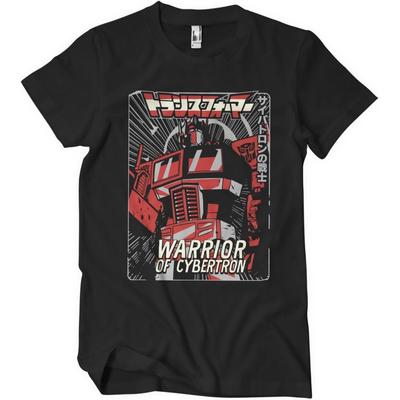 Мужская футболка Transformers, официально лицензированная, Воин Кибертрона (черный), Средняя
