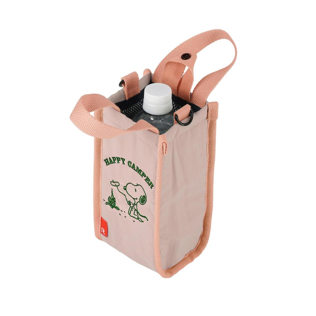 Rootote 8606 SNOOPY Simple Cooler Bottle Holder IP Thermo K Bottle Peanuts-9B (01 APRON)