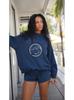 Trendy Women's Heavy-Duty Casual Sweatshirt - Stylish & Comfortable Mid-High Collar for Autumn
