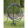 Support mobile tuyau arrosage acier 30m 114cm hauteur