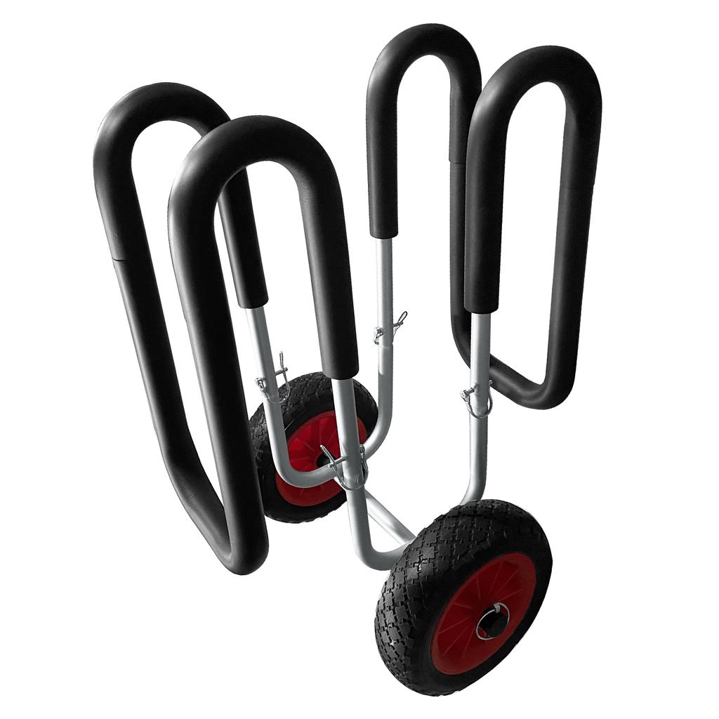 Stand Up Paddle Board SUP Transport Cart Aluminum 2 Wheels Surf Board Carrier