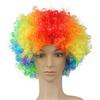 Football Fans Wigs Clown Props Afro Curly Wigs Costume Party Funny Wig Synthetic Wigs Cosplay Hairs