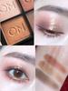 Eye Shadow Plate Peach Milk Roasting Gray Pink Autumn and Winter Eye Shadow