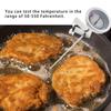 Stainless Steel Frying Food Grade Baking Oven Thermometer Bakeware Heat Resistant Handle Deep Fry Temperature Gauge Gadgets