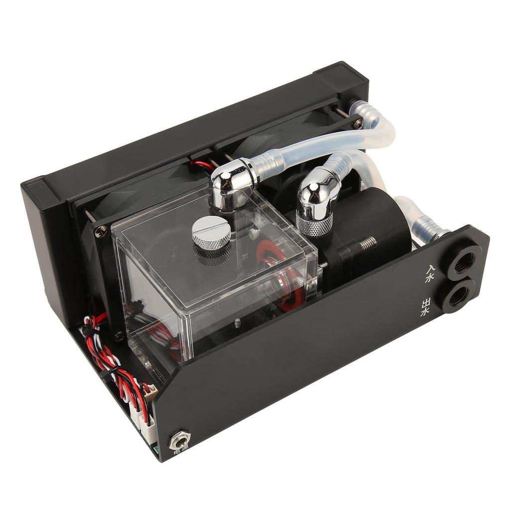 Насос водяного охлаждения 12 В 10 Вт 300 мл резервуар для воды 80 мм 4000 об/мин вентилятор резервуар для водяного охлаждения для промышленности